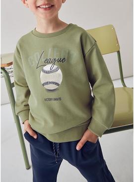 Fato de treino Mayoral College verde para menino