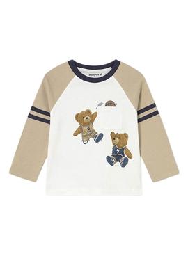 Camisa Mayoral com ursinhos para bebê