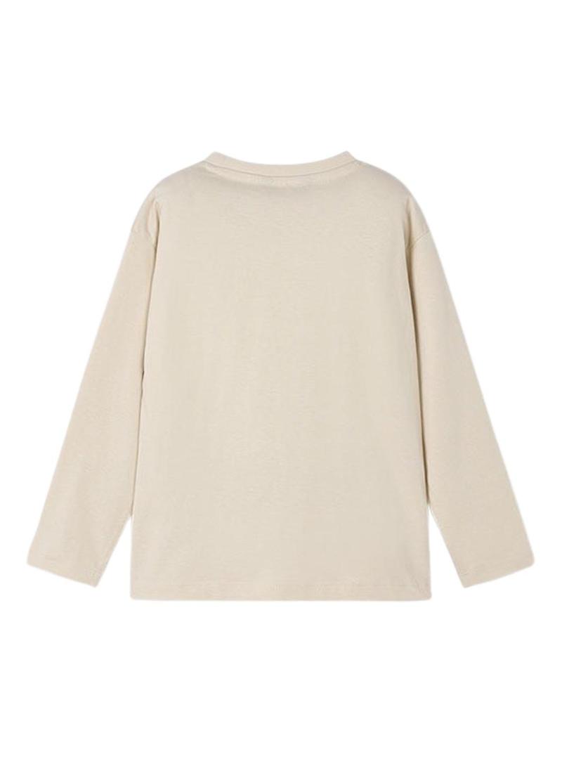 Camiseta Mayoral street bege para menino