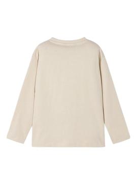 Camiseta Mayoral street bege para menino