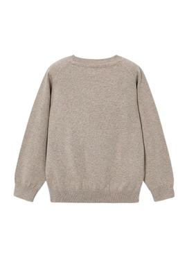 Camisola básica Mayoral tostada para menino.
