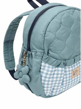 Mochila acolchoada preta Mayoral para menina.