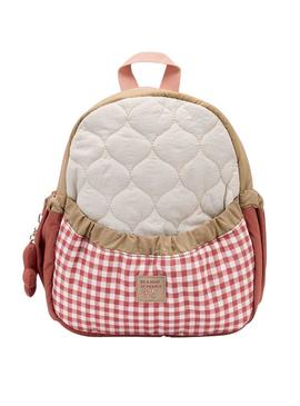 Mochila Mayoral acolchoada coral para menina