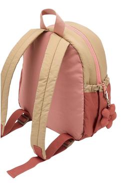 Mochila Mayoral acolchoada coral para menina