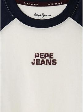 Camiseta Pepe Jeans Vanner Bicolor para menino