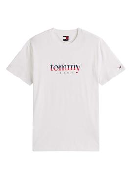 Camiseta Tommy Jeans DNA branca para homem