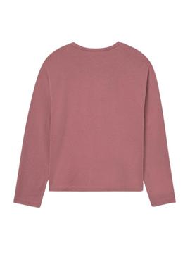 Camiseta Mayoral gráfica rosa para menina