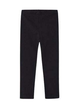 Leggings básicas pretas da Mayoral para meninas