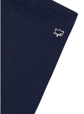 Calça legging básica Mayoral marinho para menina.