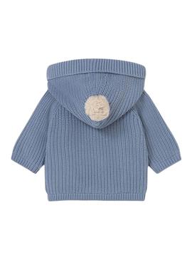 Casaco Mayoral tricotado tostado para recém-nascido