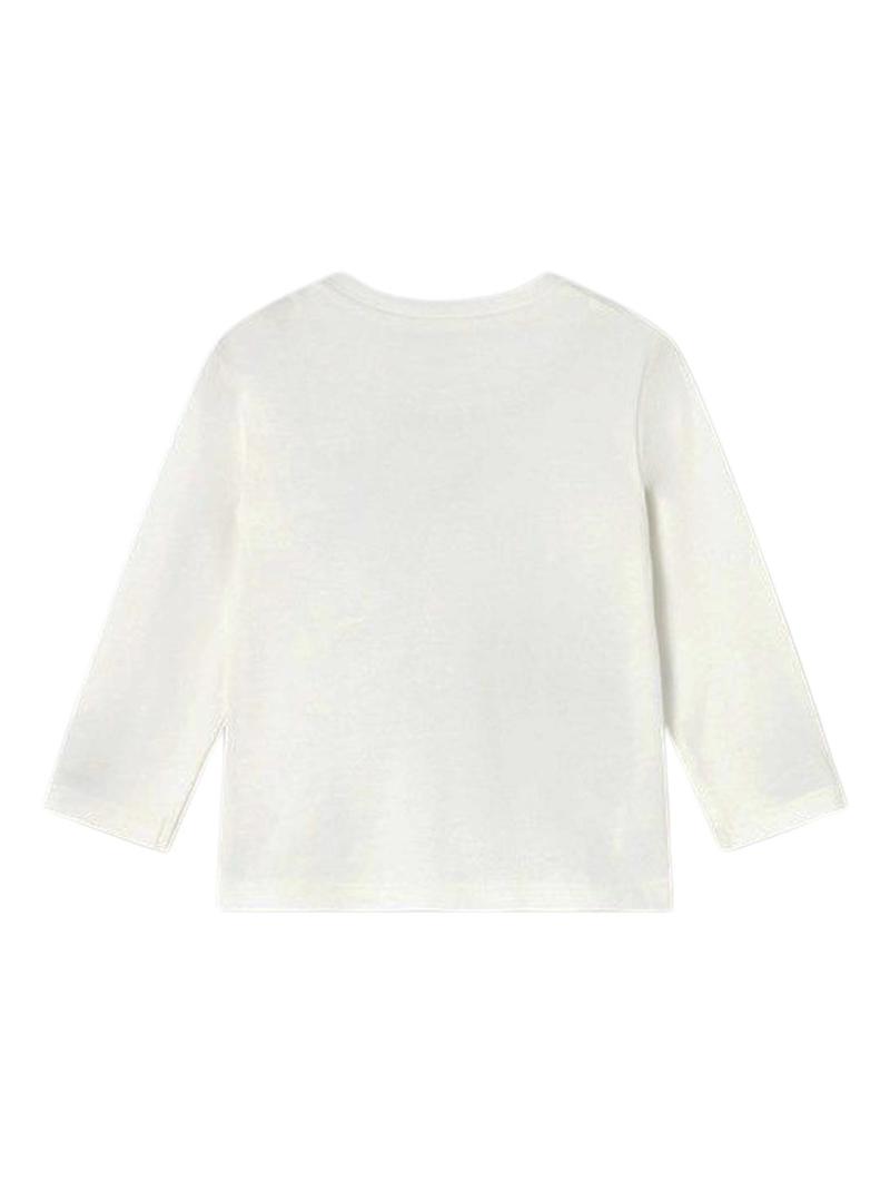 Camiseta Mayoral interativa trator branca bebê