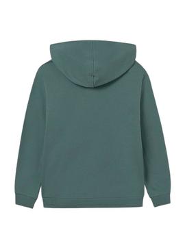 Moletom com capuz verde Mayoral para menino