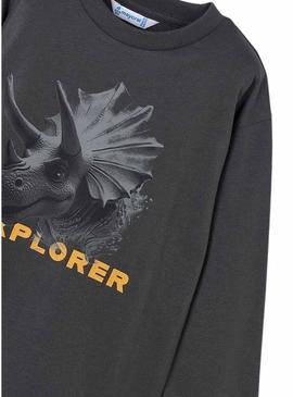 Camisa Mayoral explorer cinza para menino