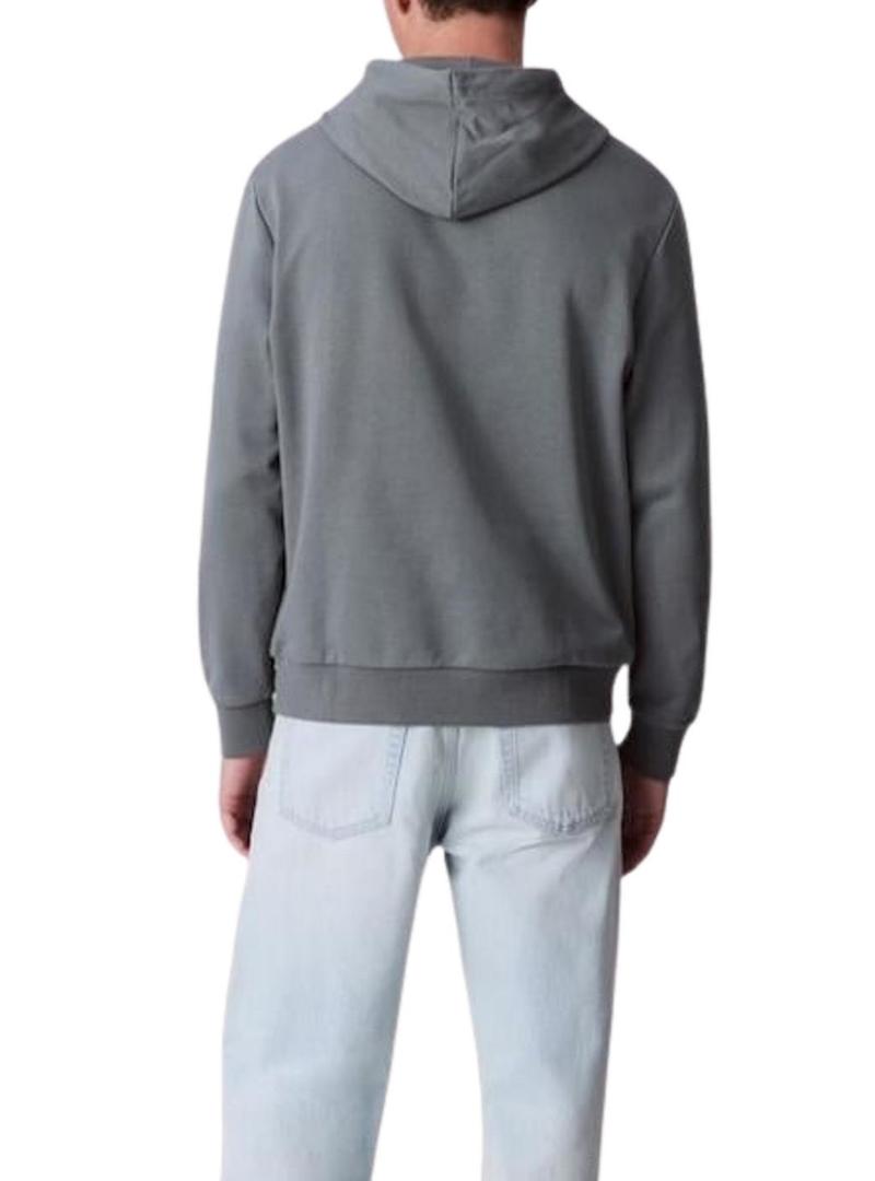 Moletom Calvin Klein Line com capuz cinza para homem