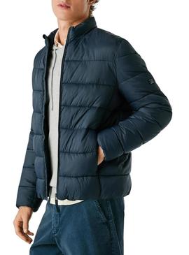 Jaqueta acolchoada Pepe Jeans azul marinho para homem.