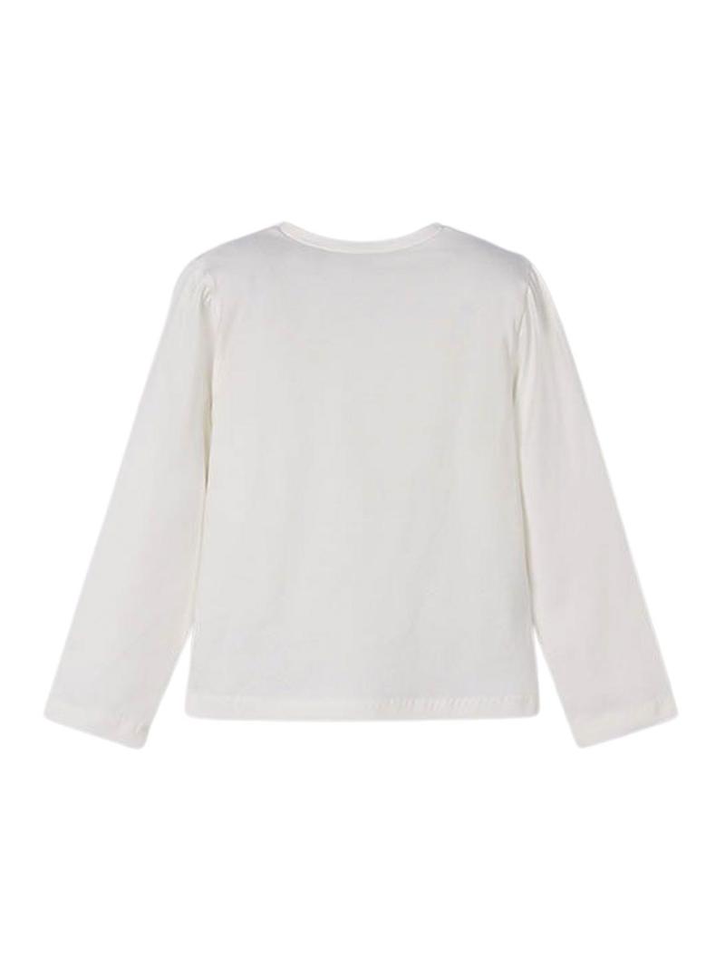 Camiseta Mayoral bonecas branca para menina