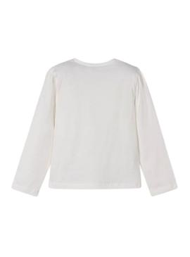 Camiseta Mayoral bonecas branca para menina