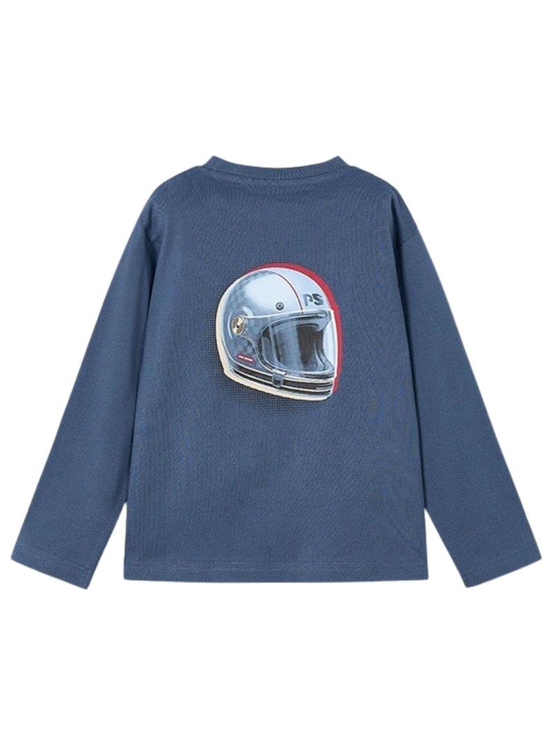 Camisola Mayoral motos azul para menino.