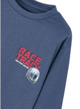 Camisola Mayoral motos azul para menino.