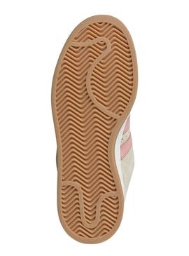 Sapatilhas Adidas Campus 00S Bege e rosa para mulher.