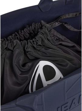 Bolsa Pepe Jeans Gabrielle de borracha marina para mujer