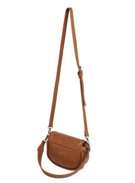 Bolsa Pepe Jeans Crisha camel para mulher.