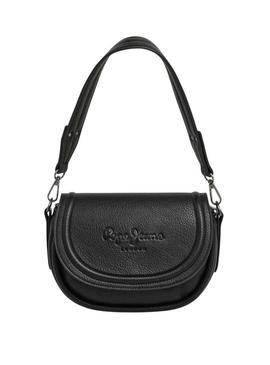 Carteira Pepe Jeans Crisha preta para mulher.