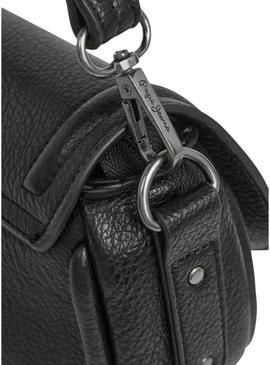 Carteira Pepe Jeans Crisha preta para mulher.