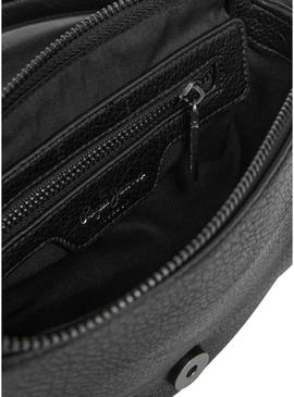 Carteira Pepe Jeans Crisha preta para mulher.