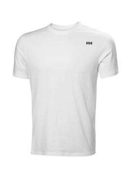 Camiseta Helly Hansen Core Graphic branca para homem.
