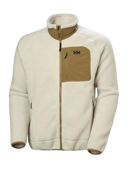 Jaqueta Helly Hansen Panorama Block de pele bege para homem.