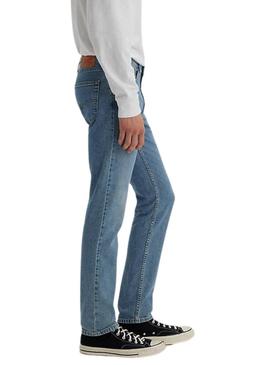Calça jeans Levis 511 Slim Remain azul para homem