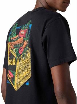Camiseta Levis Graphic Vintage Fresh preta para homem.