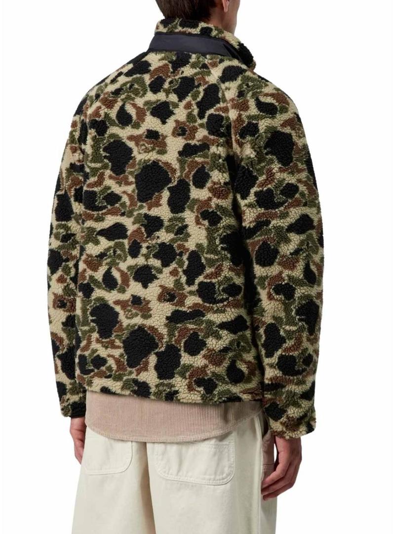 Jaqueta Carhartt Prentis Liner estampada de camuflagem para homem.