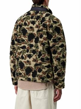 Jaqueta Carhartt Prentis Liner estampada de camuflagem para homem.