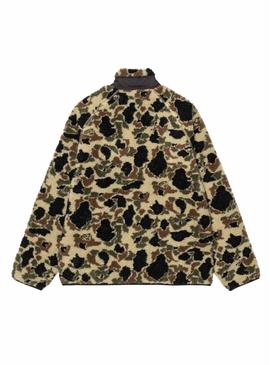 Jaqueta Carhartt Prentis Liner estampada de camuflagem para homem.