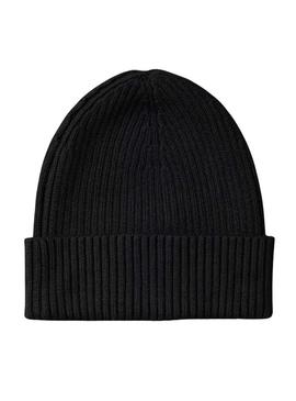 Gorro Calvin Klein Patch preto para homem