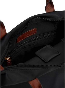 Bolsa Tommy Hilfiger tote Popette mini preta para mulher.