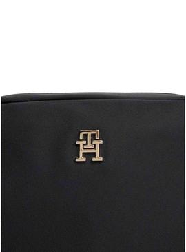 Bolsa a tiracolo Tommy Hilfiger Popette preta para mulher
