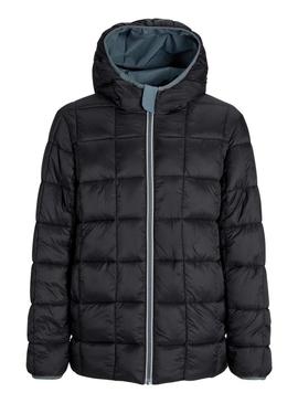 Jaqueta Jack and Jones Brook reversível cinza para crianças.