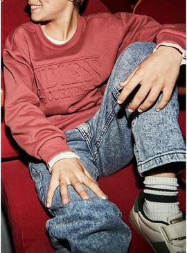 Moletom Mayoral sem capuz bordô para menino