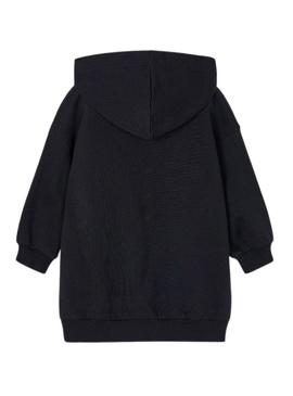 Vestido Mayoral de felpa com capuz para menina
