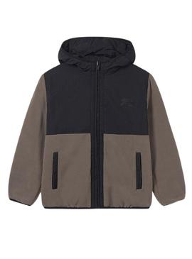 Casaco reversível preto Mayoral para menino.