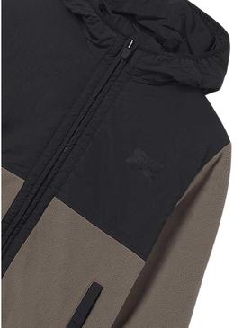 Casaco reversível preto Mayoral para menino.