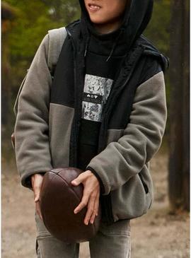 Casaco reversível preto Mayoral para menino.