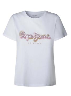 Camiseta Pepe Jeans Becky branca para mulher