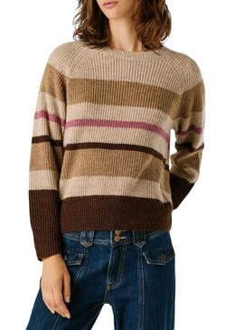 Camisola Pepe Jeans Cassandra de riscas para mulher.