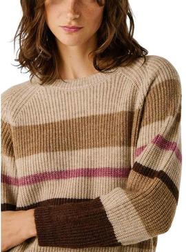 Camisola Pepe Jeans Cassandra de riscas para mulher.