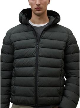 Casaco acolchoado Ecoalf Aspen verde escuro para homem.