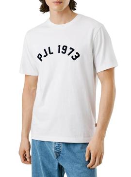 Camiseta Pepe Jeans Maverick branca para homem